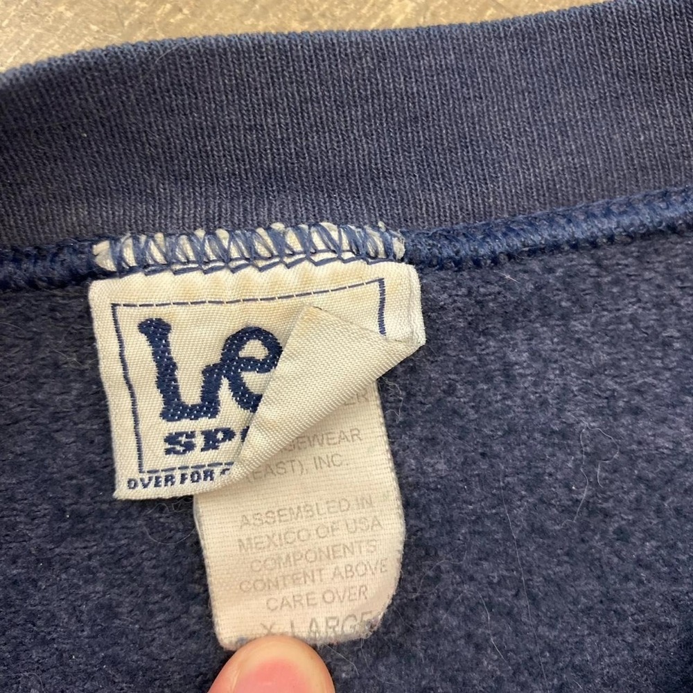 Vintage Tennessee Titans NFL Lee Sport Crewneck Sweatshirt 90s Size XL - Picture 3 of 6